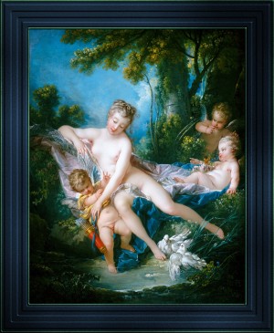 Venus Consoling Love by Francois Boucher Old Masters Fine Art Reproduction